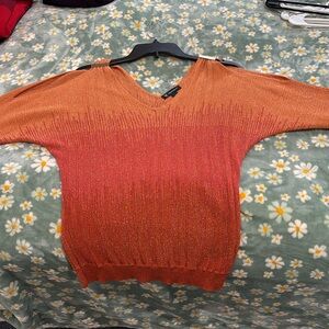 INC shoulderless sweater